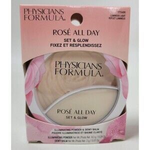 Physicians Formula Rose All‎ Day Illuminating Powder Dewy Balm Light 1711499